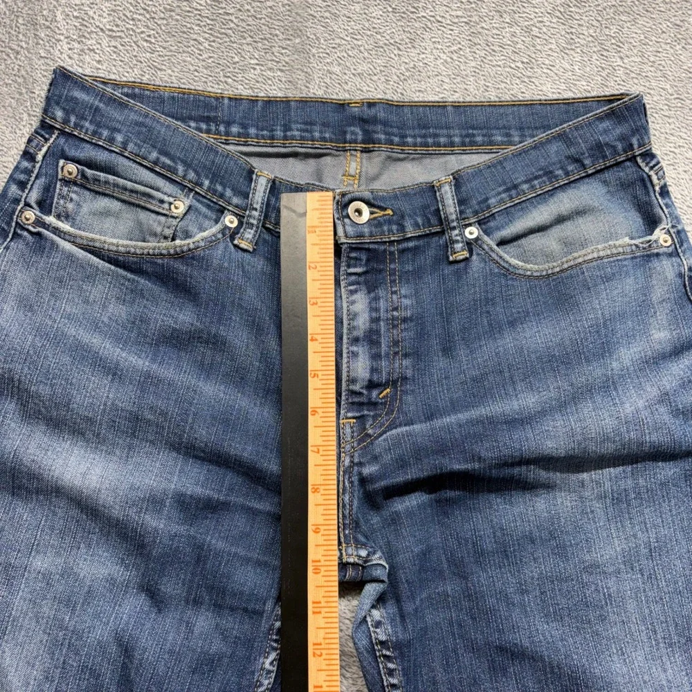 Levi's 514 Straight Fit Jeans Men 33x34 Blue Zip Fly Denim Good Condition